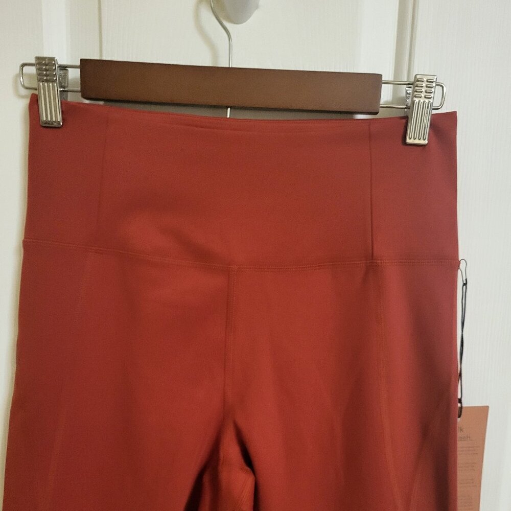 Girlfriend Collective Compressive High Waisted Leggings: Sedona(Rust) MED NWT - Picture 3 of 10